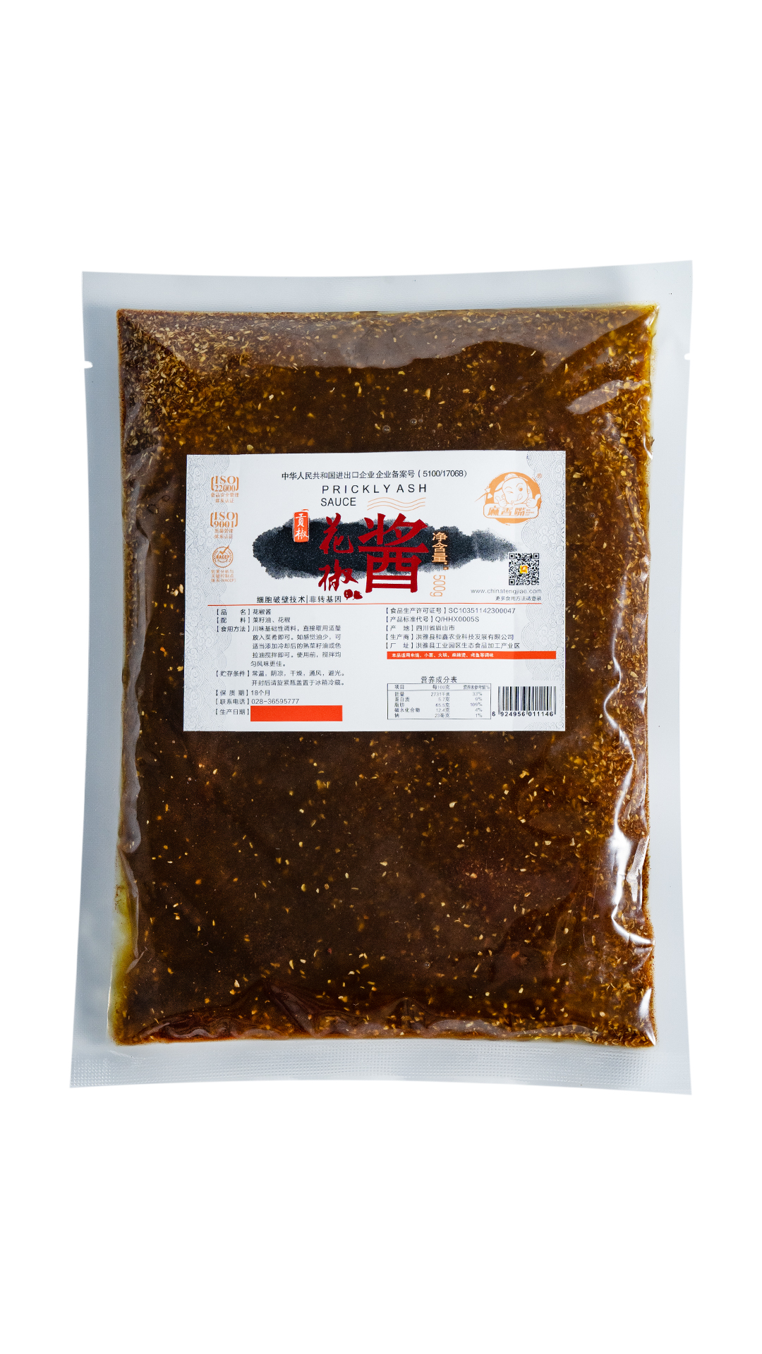 花椒酱500g